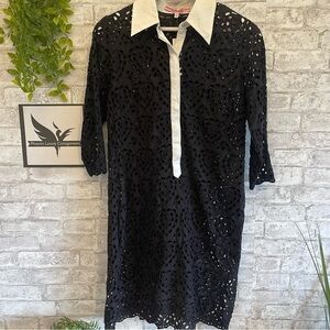 NWT FRENCH RENDEZ VOUS Collared Slip Pullover Cover Dress Size‎ 12